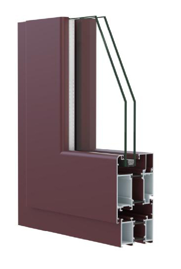 WY-A64GM Thermal Break Casement Door