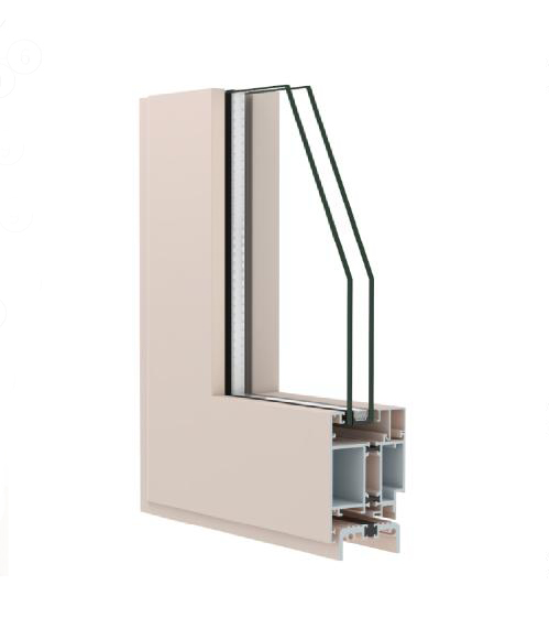 WY-GR65ZM Glue Injection Thermal Break Outward Open Casement Door