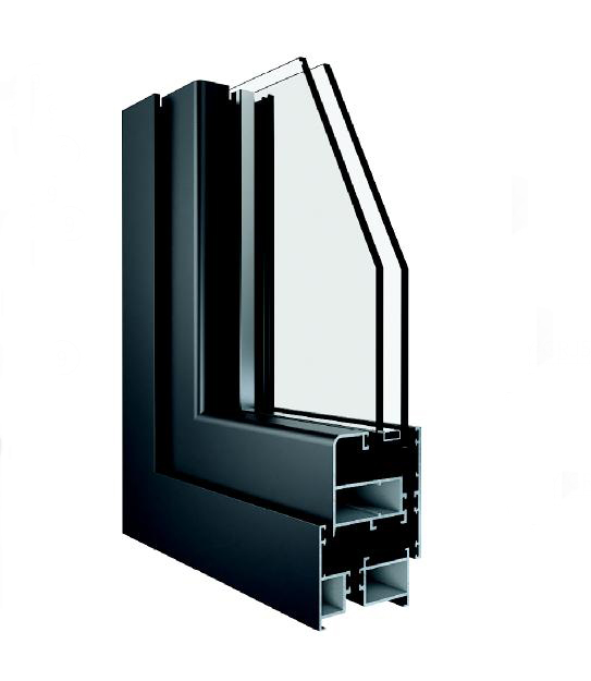 WY-GRJ55G Glue Injection Thermal Break Outward Open Casement Window