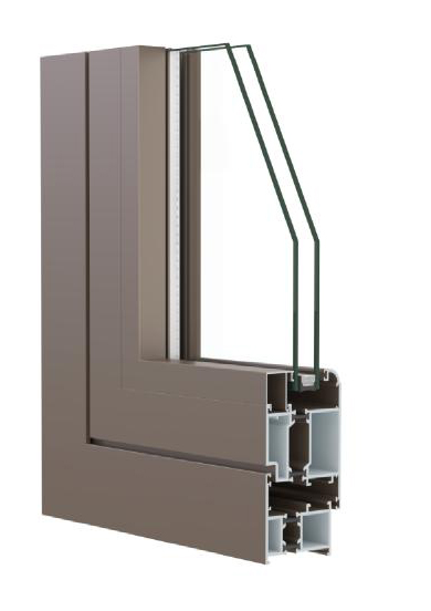 WYD-M55 Thermal Break Outward Open Casement Door