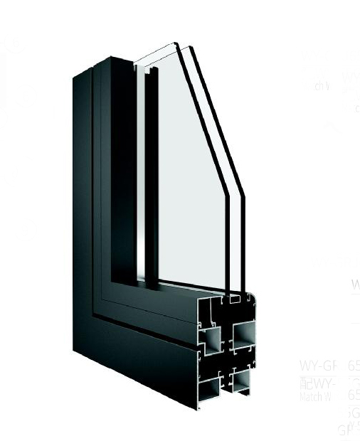 WY-GRJ65 Glue Injection Thermal Break Outward Open Casement Window